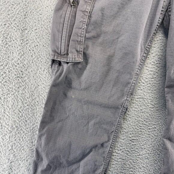 Carhartt Pants men's 34x30 Gray Cargo Relaxed Fit Ripstop Force Fits 32x29 Work - Picture 2 of 12